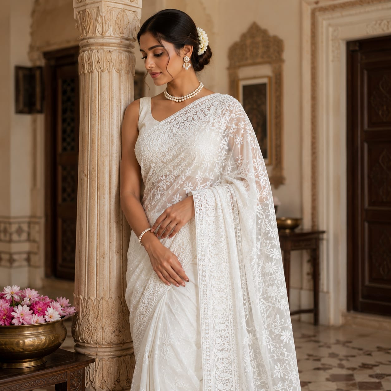 Chikankari sarees